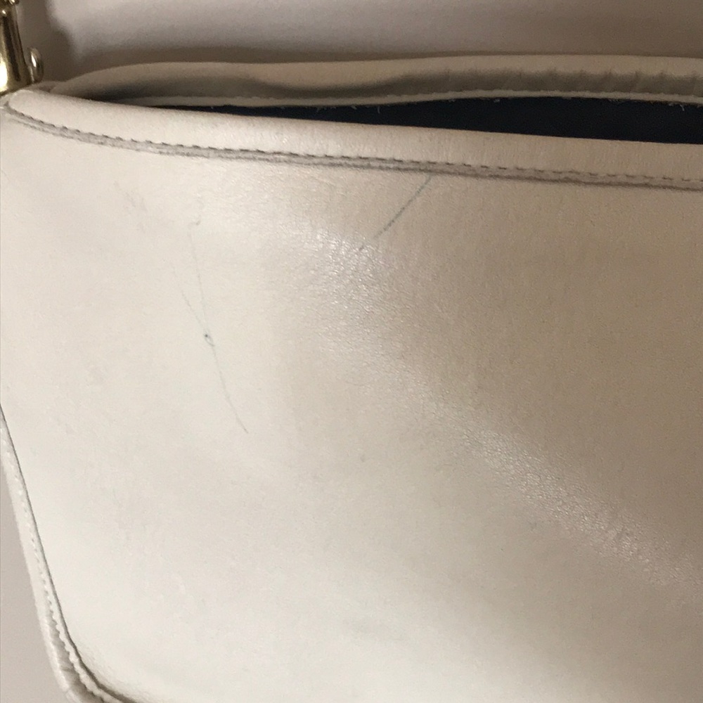 Cream Color Coach Purse - Picture 3 of 3
